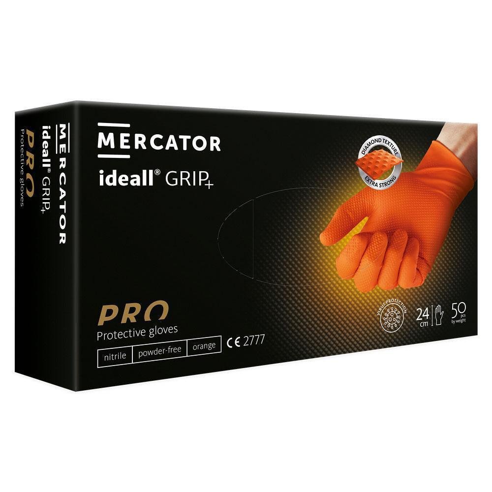 IDEALL GRIP STRONG NITRILE GLOVES XXLARGE BX50
